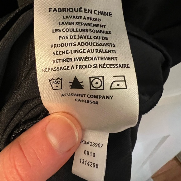 FootJoy Black Golf Dress Size XL Sleeveless - Picture 6 of 8